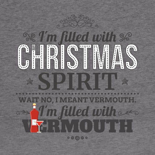 COOL FILLED WITH CHRISTMAS SPIRIT VERMOUTH BEVERAGE by porcodiseno